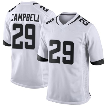 Tevaughn Campbell Youth White Game Jersey