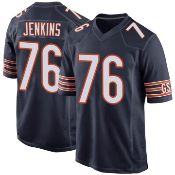 Teven Jenkins Youth Navy Game Team Color Jersey