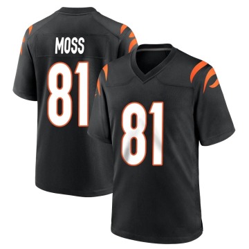 Thaddeus Moss Youth Black Game Team Color Jersey