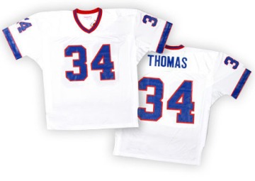 Thurman Thomas Men's White Authentic Throwback Jersey