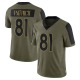 Tim Patrick Youth Olive Limited 2021 Salute To Service Jersey