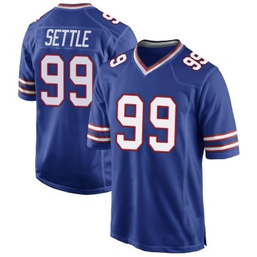 Tim Settle Youth Royal Blue Game Team Color Jersey