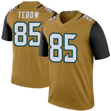 Tim Tebow Youth Gold Legend Color Rush Bold Jersey
