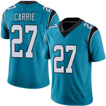 T.J. Carrie Youth Blue Limited Alternate Vapor Untouchable Jersey