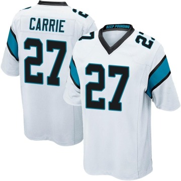 T.J. Carrie Youth White Game Jersey