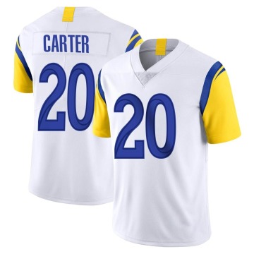 TJ Carter Youth White Limited Vapor Untouchable Jersey