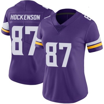 T.J. Hockenson Women's Purple Limited Team Color Vapor Untouchable Jersey