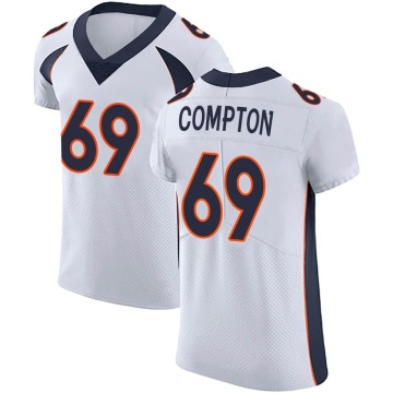 Tom Compton Men's White Elite Vapor Untouchable Jersey