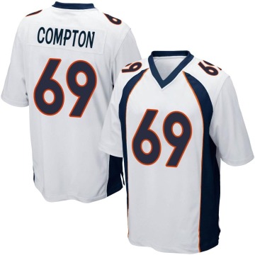 Tom Compton Men's White Game Jersey