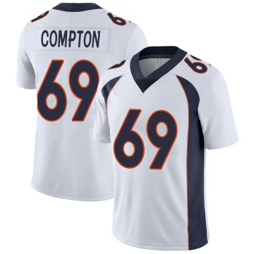 Tom Compton Youth White Limited Vapor Untouchable Jersey