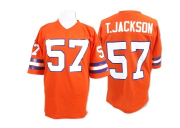 Tom Jackson Men's Orange Authentic Throwback Jersey
