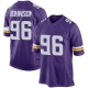 Tom Johnson Youth Purple Game Team Color Jersey
