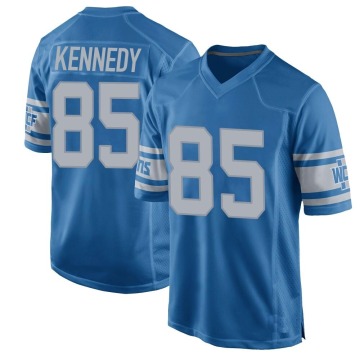 Tom Kennedy Youth Blue Game Throwback Vapor Untouchable Jersey