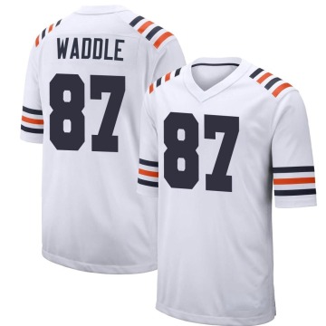 Tom Waddle Youth White Game Alternate Classic Jersey