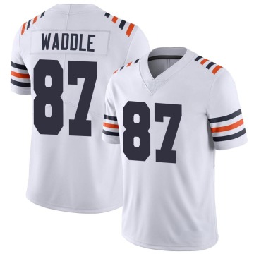 Tom Waddle Youth White Limited Alternate Classic Vapor Jersey
