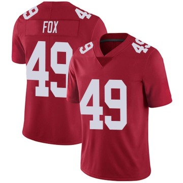 Tomon Fox Youth Red Limited Alternate Vapor Untouchable Jersey
