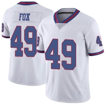 Tomon Fox Youth White Limited Color Rush Jersey