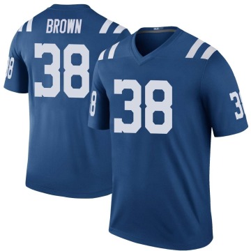 Tony Brown Youth Brown Legend Color Rush Royal Jersey