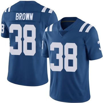 Tony Brown Youth Brown Limited Royal Team Color Vapor Untouchable Jersey