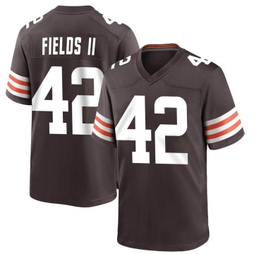 Tony Fields II Youth Brown Game Team Color Jersey