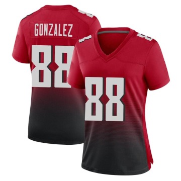 Tony Gonzalez Women's Red Game 2nd Alternate Jersey