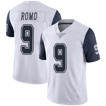 Tony Romo Men's White Limited Color Rush Vapor Untouchable Jersey
