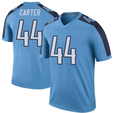 Tory Carter Youth Light Blue Legend Color Rush Jersey