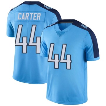 Tory Carter Youth Light Blue Limited Color Rush Jersey