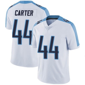 Tory Carter Youth White Limited Vapor Untouchable Jersey