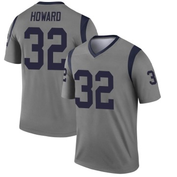 Travin Howard Youth Gray Legend Inverted Jersey