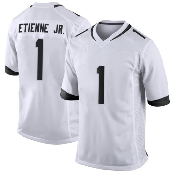 Travis Etienne Jr. Men's White Game Jersey