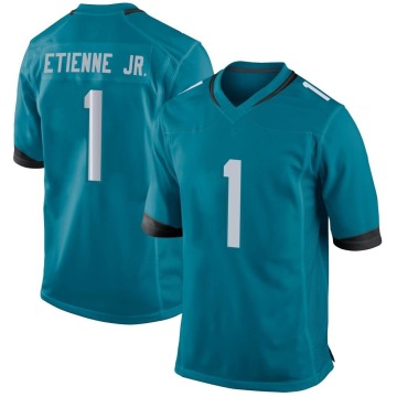Travis Etienne Jr. Youth Teal Game Jersey