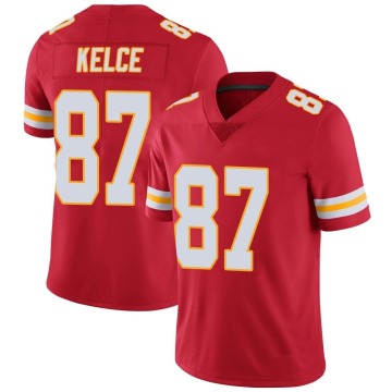 Travis Kelce Youth Red Limited Team Color Vapor Untouchable Jersey