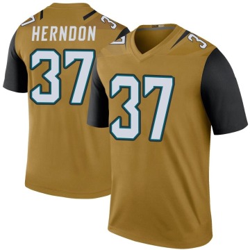Tre Herndon Youth Gold Legend Color Rush Bold Jersey