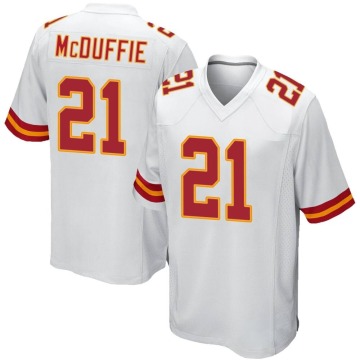 Trent McDuffie Youth White Game Jersey