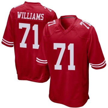Trent Williams Men's Red Game Team Color Jersey
