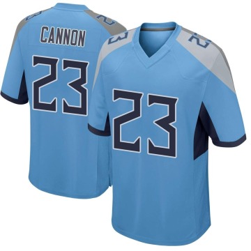 Trenton Cannon Men's Light Blue Game Jersey
