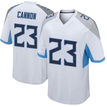 Trenton Cannon Youth White Game Jersey