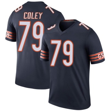 Trevon Coley Youth Navy Legend Color Rush Jersey