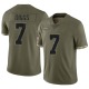 Trevon Diggs Men's Olive Limited 2022 Salute To Service Jersey