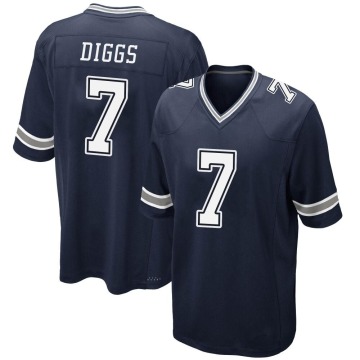 Trevon Diggs Youth Navy Game Team Color Jersey