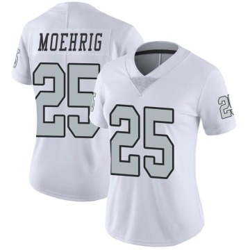 Tre'von Moehrig Women's White Limited Color Rush Jersey