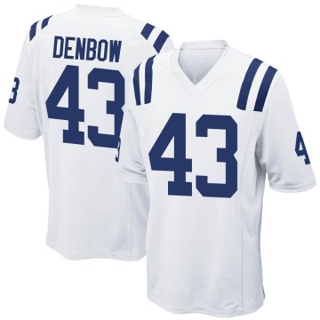 Trevor Denbow Youth White Game Jersey