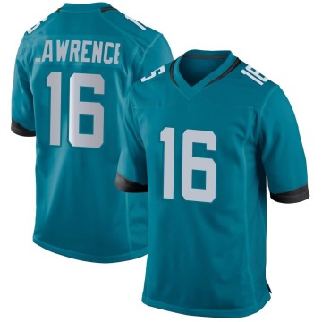 Trevor Lawrence Youth Teal Game Jersey