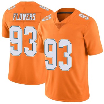 Trey Flowers Youth Orange Limited Color Rush Jersey