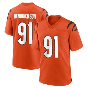 Trey Hendrickson Men's Orange Game Jersey