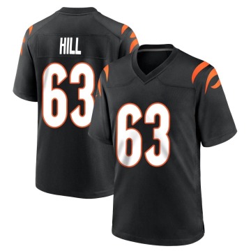 Trey Hill Youth Black Game Team Color Jersey