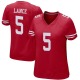 Trey Lance Women's Red Game Team Color Jersey