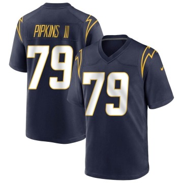 Trey Pipkins III Youth Navy Game Team Color Jersey