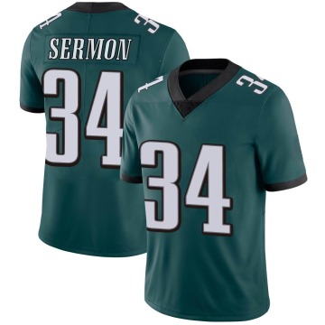 Trey Sermon Youth Green Limited Midnight Team Color Vapor Untouchable Jersey